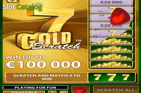 Скрин2. 7 Gold Scratch слот