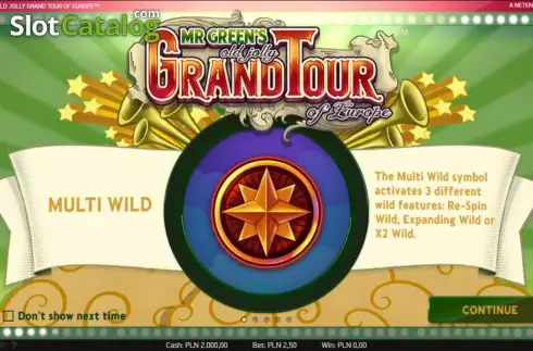 Скрин2. Mr. Green's Old Jolly Grand Tour слот
