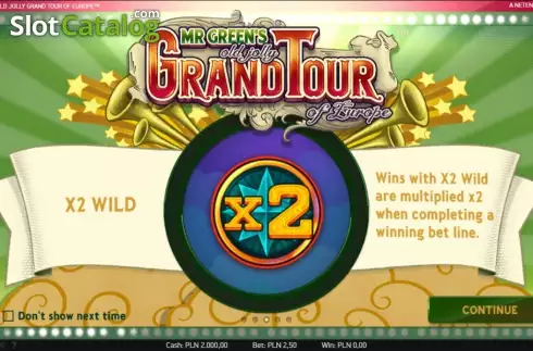 Скрин3. Mr. Green's Old Jolly Grand Tour слот