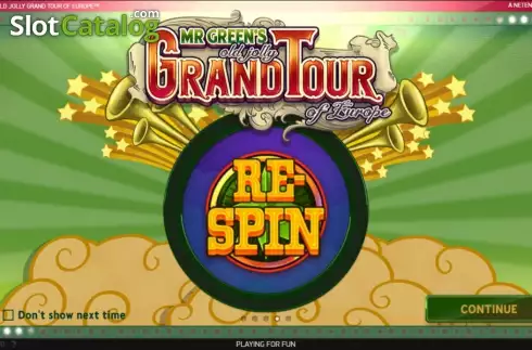 Скрин4. Mr. Green's Old Jolly Grand Tour слот