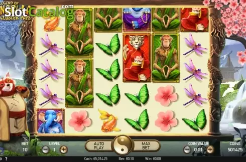 Скрин3. The Legend of Shangri-La: Cluster Pays слот