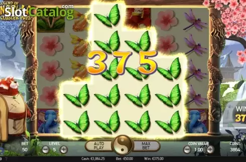 Скрин7. The Legend of Shangri-La: Cluster Pays слот