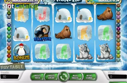 Скрин2. Icy Wonders слот