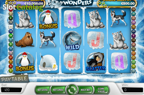 Скрин3. Icy Wonders слот