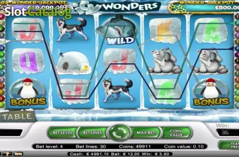Скрин4. Icy Wonders слот