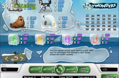 Скрин5. Icy Wonders слот