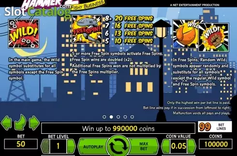 Скрин7. Jack Hammer 2 слот