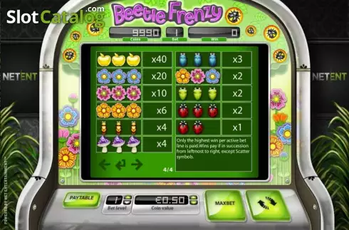 Скрин3. Beetle Frenzy слот
