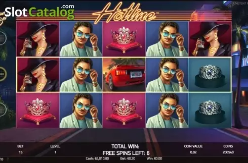 Скрин2. Hotline (NetEnt) слот