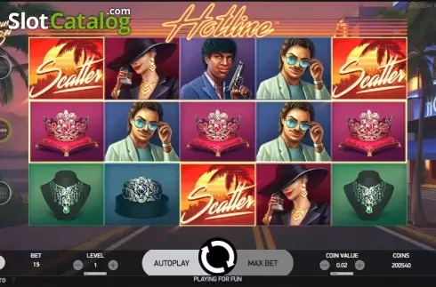Скрин4. Hotline (NetEnt) слот