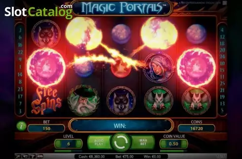 Скрин2. Magic Portals слот