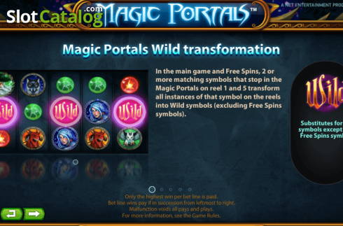 Скрин8. Magic Portals слот