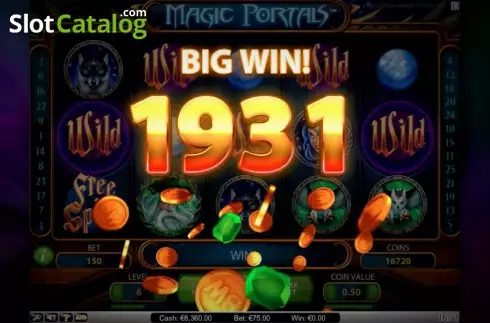 Скрин9. Magic Portals слот
