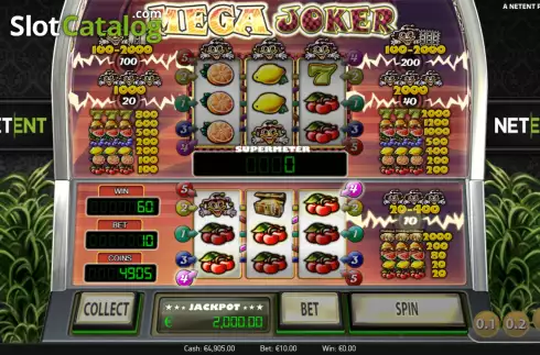 Скрин3. Mega Joker (NetEnt) слот