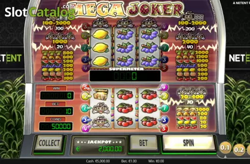 Скрин2. Mega Joker (NetEnt) слот