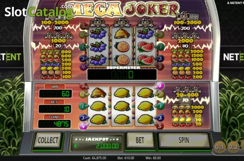 Скрин5. Mega Joker (NetEnt) слот