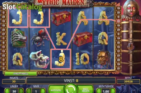 Скрин2. Mythic Maiden слот