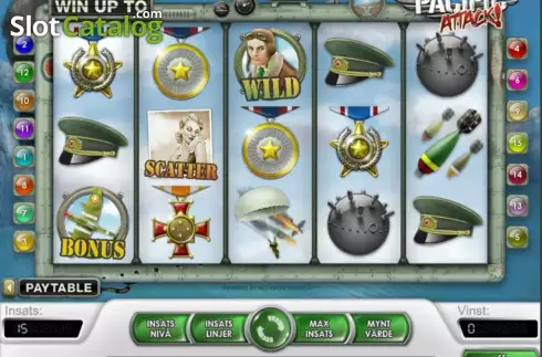 Скрин2. Pacific Attack слот