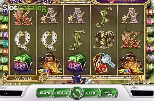 Скрин2. Piggy Riches (NetEnt) слот