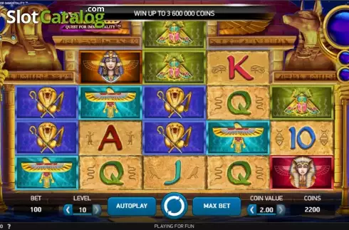 Скрин7. Pyramid: Quest for Immortality слот