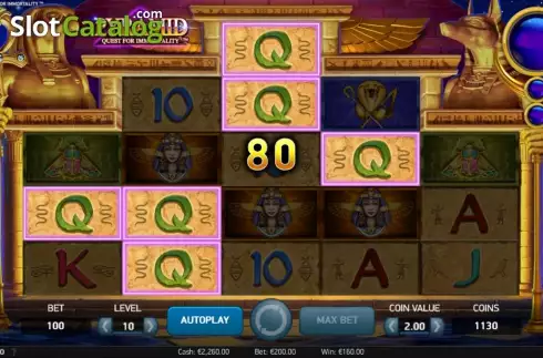 Скрин8. Pyramid: Quest for Immortality слот