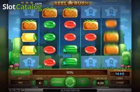 Скрин2. Reel Rush слот
