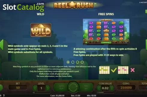 Скрин5. Reel Rush слот