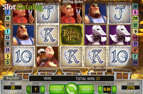 Скрин2. Robin Hood: Shifting Riches слот