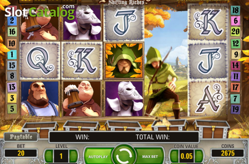 Скрин3. Robin Hood: Shifting Riches слот