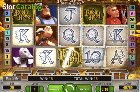 Скрин4. Robin Hood: Shifting Riches слот