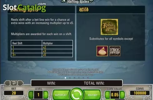 Скрин7. Robin Hood: Shifting Riches слот