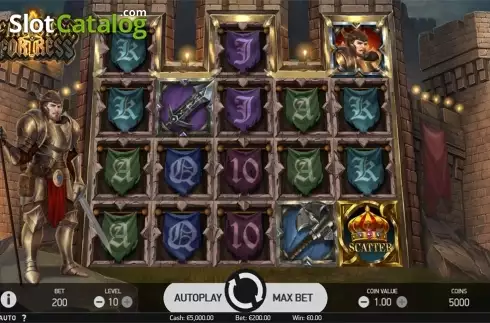 Скрин2. Fire Siege Fortress слот