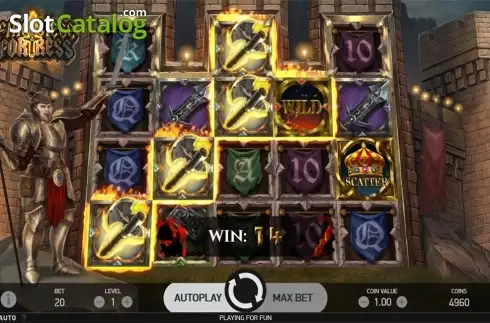 Скрин3. Fire Siege Fortress слот