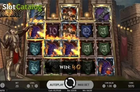 Скрин9. Fire Siege Fortress слот