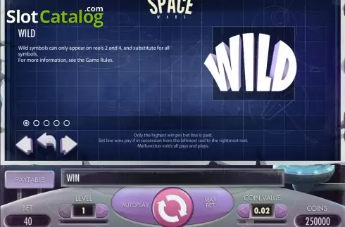 Скрин5. Space Wars (NetEnt) слот