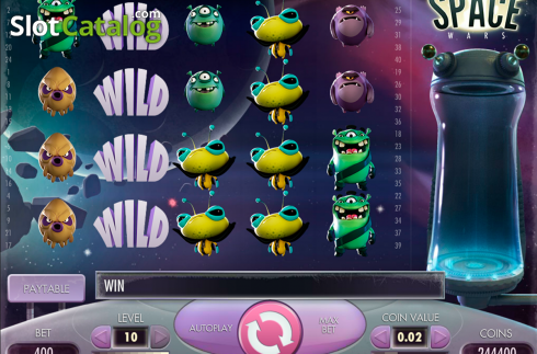 Скрин3. Space Wars (NetEnt) слот