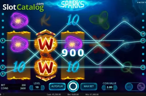 Скрин4. Sparks слот