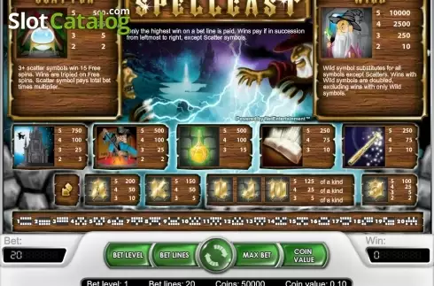 Скрин4. Spellcast слот