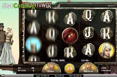 Скрин2. Steam Tower слот