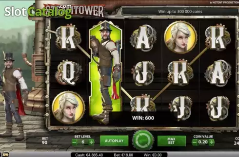 Скрин5. Steam Tower слот