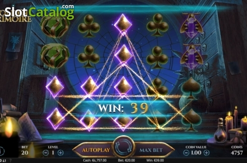 Скрин4. Golden Grimoire слот