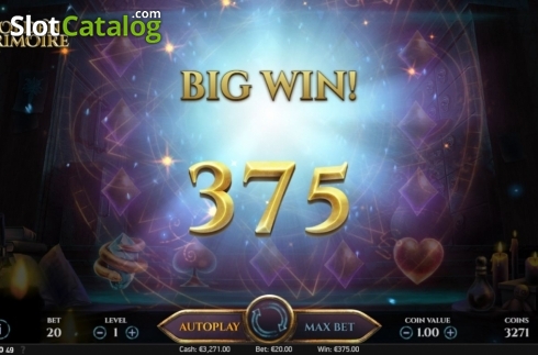 Скрин6. Golden Grimoire слот
