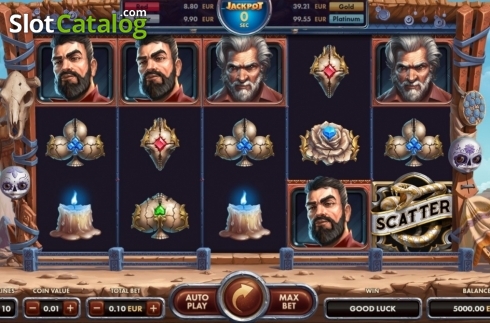 Скрин2. Golden Skulls слот