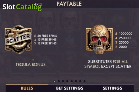 Скрин6. Golden Skulls слот