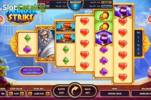 Скрин2. Thunderstrike слот