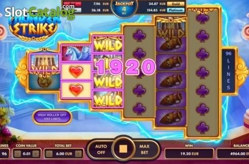 Скрин3. Thunderstrike слот