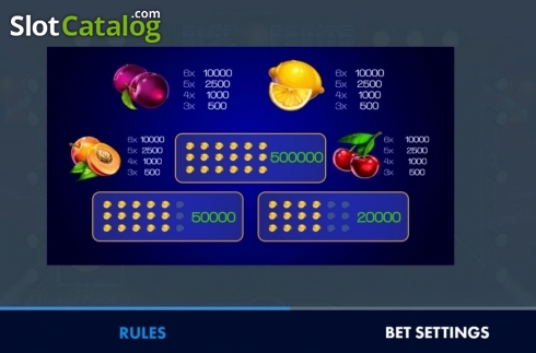 Скрин7. Disco Fruits (NetGame) слот