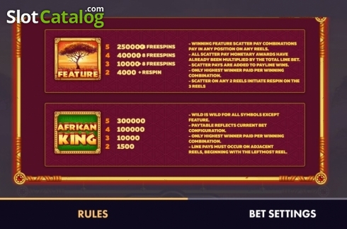Скрин6. African King слот