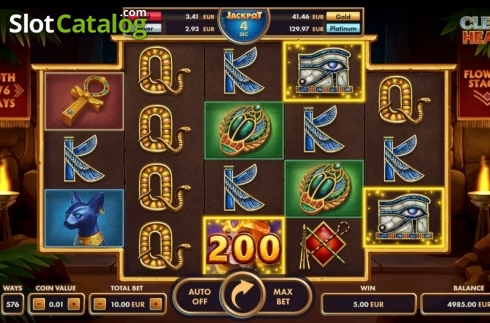 Скрин3. Cleo's Heart слот