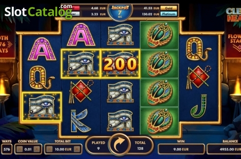 Скрин7. Cleo's Heart слот
